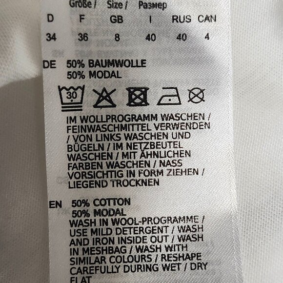 Monari Women's White " Your Soul Shine" Graphic Tee Size 4 - Picture 7 of 8